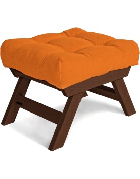 Taburet BREEZIO 03 55 cm z masivu/oranžový