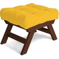 Taburet BREEZIO 03 55 cm z masivu/žlutý