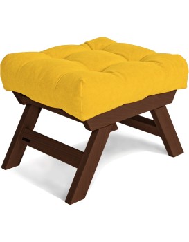 Taburet BREEZIO 03 55 cm z masivu/žlutý