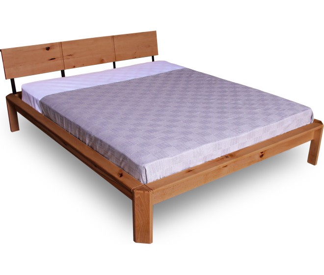 Dvoulůžková postel LOFT 03 140x200 z masivu