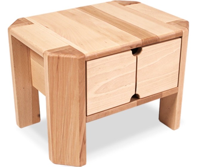 Noční stolek LOFT 01 se zásuvkou z masivu