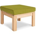 Taburet MEXICO 01 51 cm z masivu/zelený