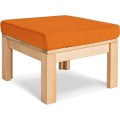 Taburet MEXICO 01 51 cm z masivu/oranžový