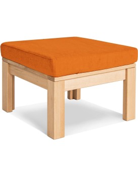 Taburet MEXICO 02 51 cm z masivu/oranžový