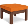 Taburet MEXICO 03 51 cm z masivu/oranžový