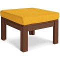 Taburet MEXICO 03 51 cm z masivu/žlutý