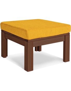 Taburet MEXICO 03 51 cm z masivu/žlutý