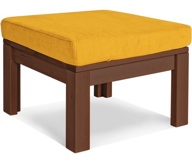 Taburet MEXICO 03 51 cm z masivu/žlutý