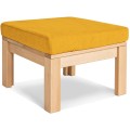 Taburet MEXICO 01 51 cm z masivu/žlutý
