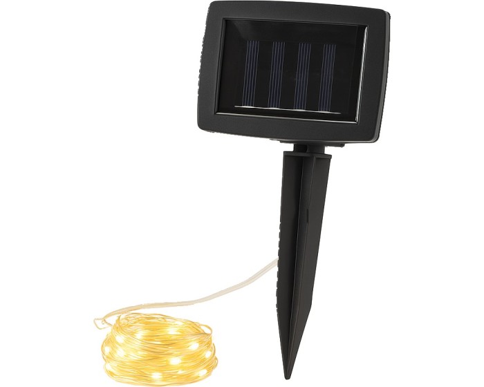 Solární LED světelný řetěz Lako 9,9 m teplá bílá