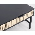 Konferenční stolek Mago 110 cm dub přírodní/černý mat