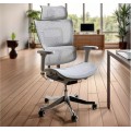 Kancelářská židle Winner šedá/chrom