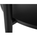 Konferenční stolek Ella 80 cm dubový/černý