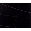 Jídelní stůl Rion 130 cm keramika černý mramor/černý