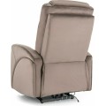Elektrické polohovací křeslo KRONOS Velvet cappuccino