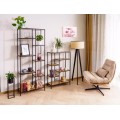 Regál Costa B 70 cm dub přírodní/černý