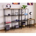 Regál Lex A 100 cm dub přírodní/černý