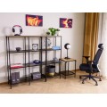 Regál Lex A 100 cm dub přírodní/černý
