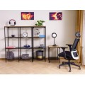 Regál Lex A 50 cm dub přírodní/černý
