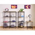 Regál Lex A 50 cm dub přírodní/černý