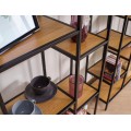 Regál Costa A 70 cm dub přírodní/černý
