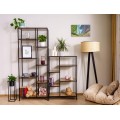 Regál Costa B 70 cm dub přírodní/černý