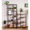 Regál Costa B 70 cm dub přírodní/černý