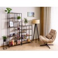 Regál Costa B 70 cm dub přírodní/černý