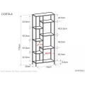 Regál Costa A 70 cm černý