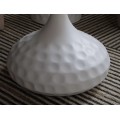 Odkládací stolek Salo B 50 cm bílý/bílý mramor