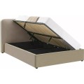 Dvoulůžková postel Lumia Bluvel 160x200 béžová