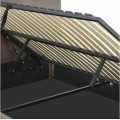 Dvoulůžková postel Lumia Raven 160x200 hnědá