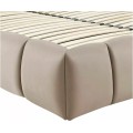 Dvoulůžková postel Parma Bluvel 140x200 tmavě béžová