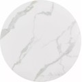 Jídelní stůl Talia 120 cm keramika bílý mramor/černý