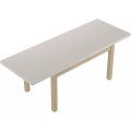 Jídelní stůl Presto 140/218 cm kašmír/dub cremona torro