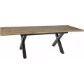 Jídelní rozkládací stůl Xaviero 160/240 cm dub artisan/černý