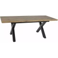 Jídelní rozkládací stůl Xaviero 160/240 cm dub artisan/černý