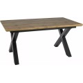 Jídelní rozkládací stůl Xaviero 160/240 cm dub artisan/černý