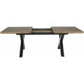 Jídelní rozkládací stůl Xaviero 160/240 cm dub artisan/černý