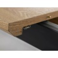 Rozkládací jídelní stůl Logan 160/200 cm dub přírodní/černý