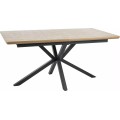 Rozkládací jídelní stůl Logan 160/200 cm dub přírodní/černý