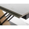 Rozkládací jídelní stůl Genesis 180/240 cm bílý/dub přírodní