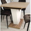 Rozkládací jídelní stůl Vidar 140/180 cm dub craft/krémový