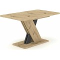 Rozkládací jídelní stůl Exel 140/180 cm dub artisan/antracit