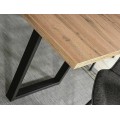 Rozkládací jídelní stůl Vito 140/180 cm dub artisan/černý