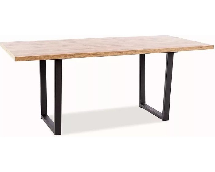Rozkládací jídelní stůl Vito 140/180 cm dub artisan/černý