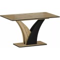 Jídelní rozkládací stůl Vento 120/160 cm dub Artisan/černý