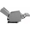 Elektrické polohovací křeslo Uranos s USB šedé