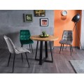 Čalouněná jídelní židle Chic Velvet šedá