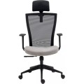Kancelářská židle Pluto černá/šedá